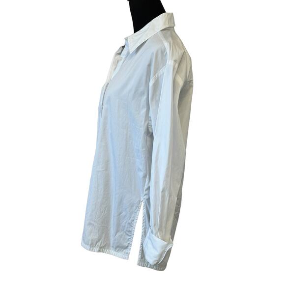New ~ OPEN EDIT ~ ( Nordstrom) 100% Cotton Button-Up Shirt Small - Picture 2 of 4